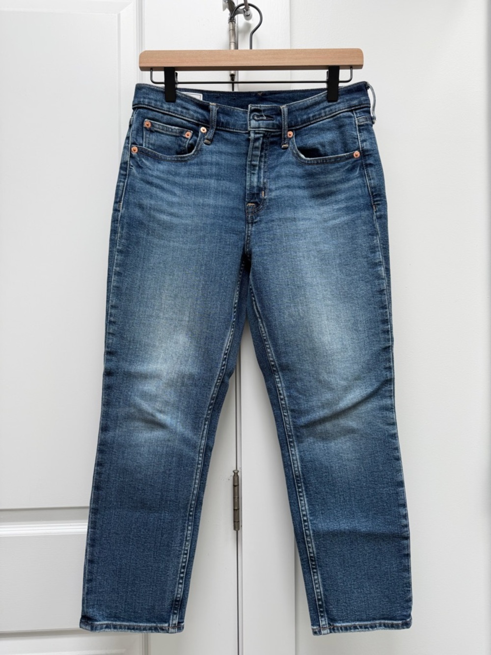 GAP Vintage Slim Mid Rise Jeans in Blue 28 Petite/ 6P